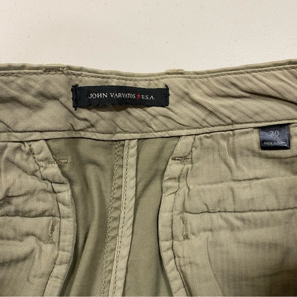 John Varvatos USA Khaki Chino Pants Waist 30 Inseam 31 Excellent Condition. - Picture 4 of 12